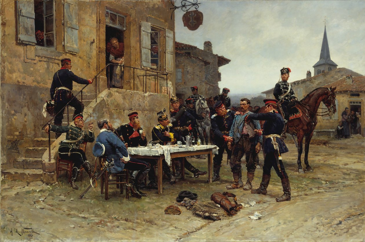 De Koerier, 1880 door Alphonse de Neuville