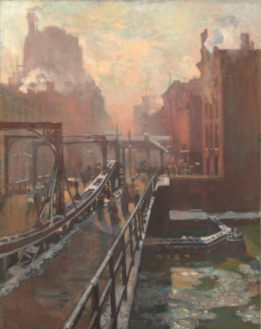 Het koffiehuis door Alson Skinner Clark