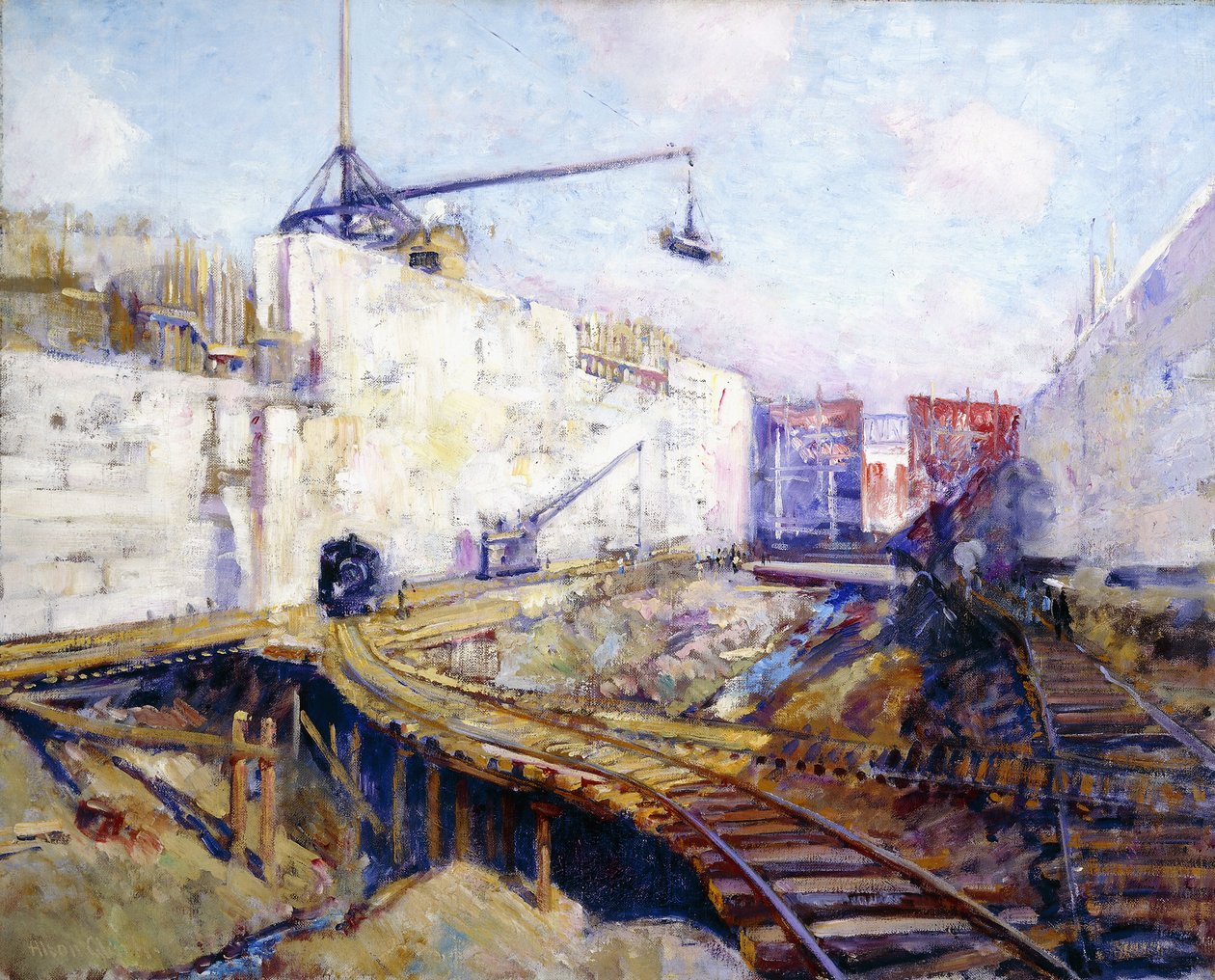 In de sluis, Miraflores door Alson Skinner Clark