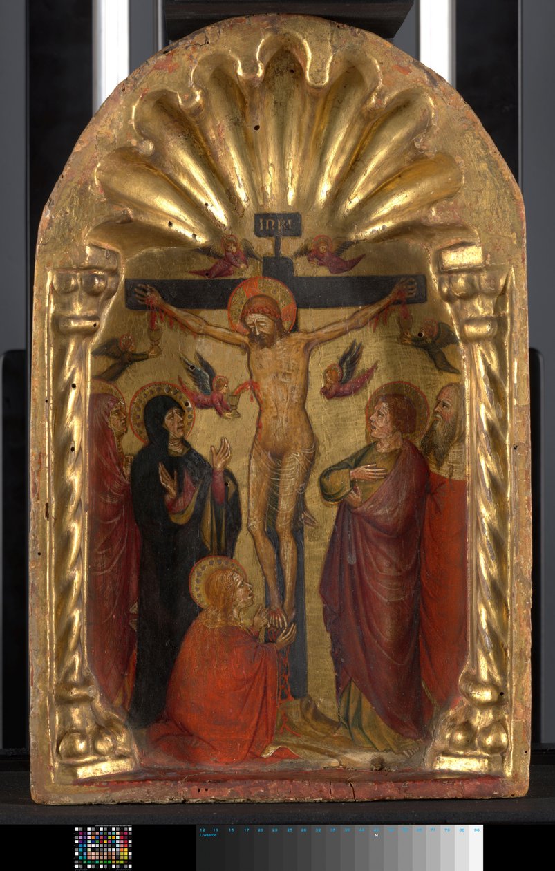 Kruisiging door Altichiero da Verona (follower of)