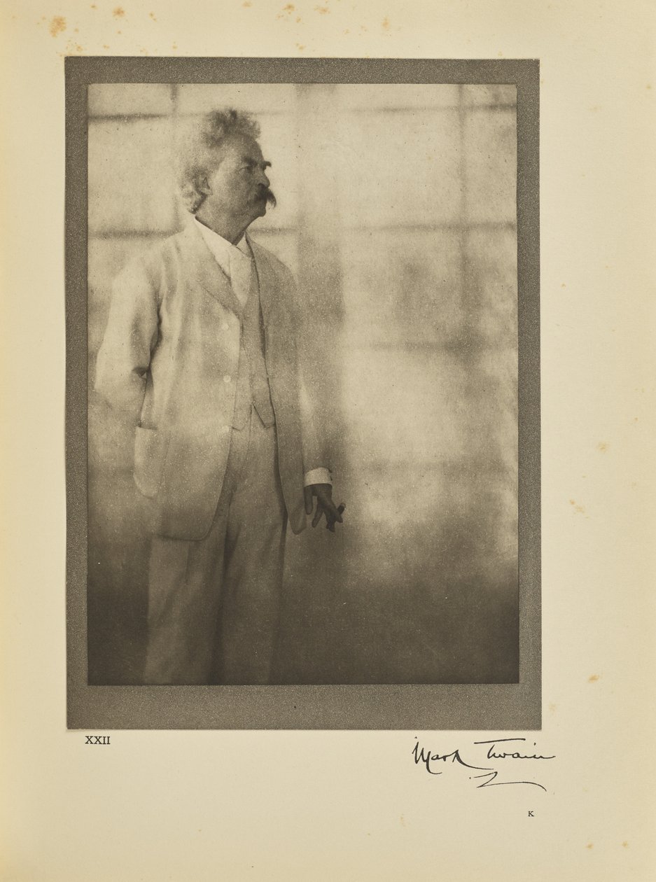 Mark Twain (Samuel Langhorne Clemens) door Alvin Langdon Coburn