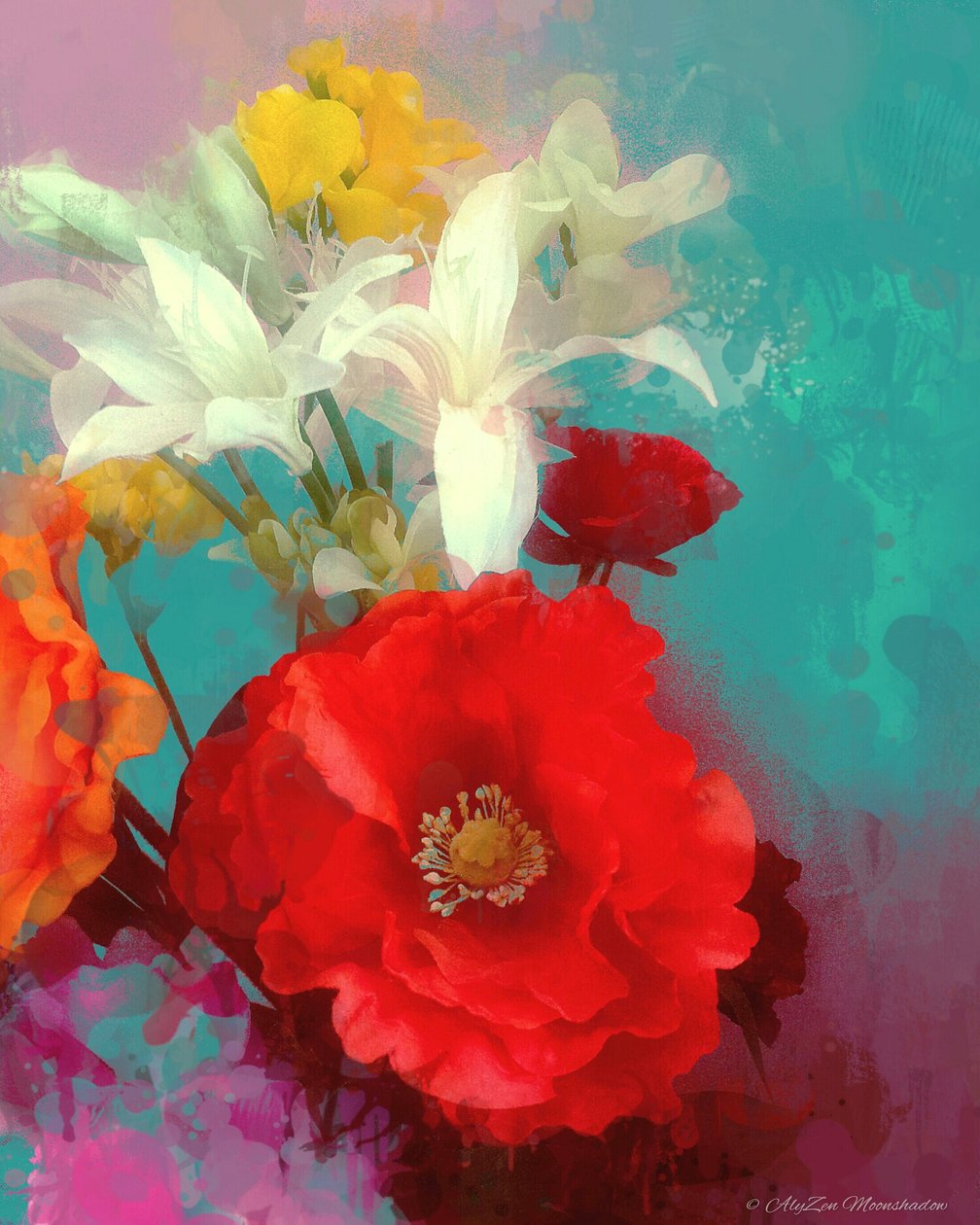 Poppy en vrienden, 2014 door AlyZen Moonshadow