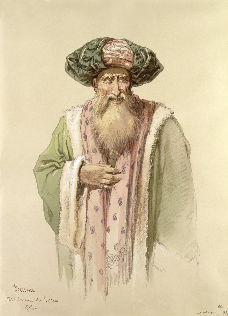 Derwisj - uit Bosnië door Amadeo Preziosi