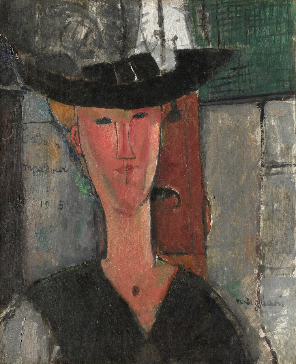 Madame Pompadour, 1915 door Amedeo Modigliani