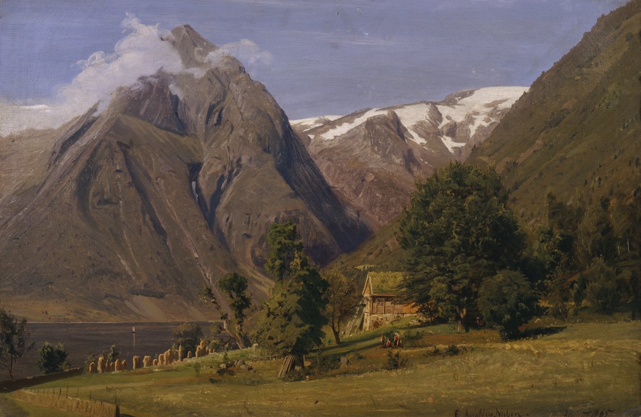 Zomerdag, Balestrand door Amaldus Nielsen