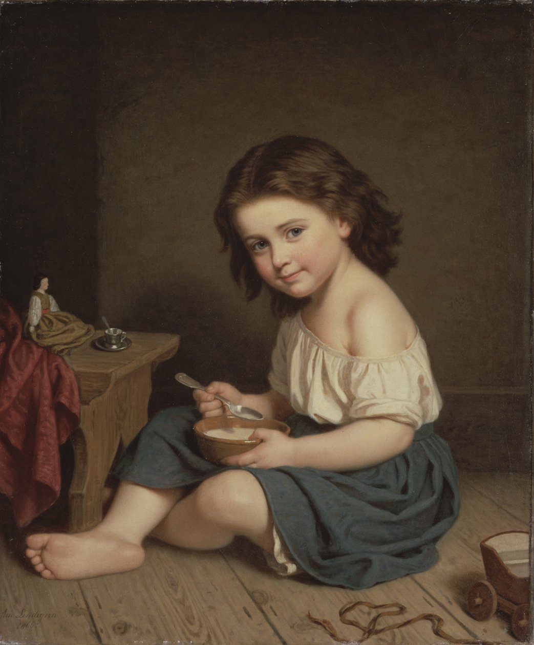 Ontbijt, 1866 door Amalia Lindegren