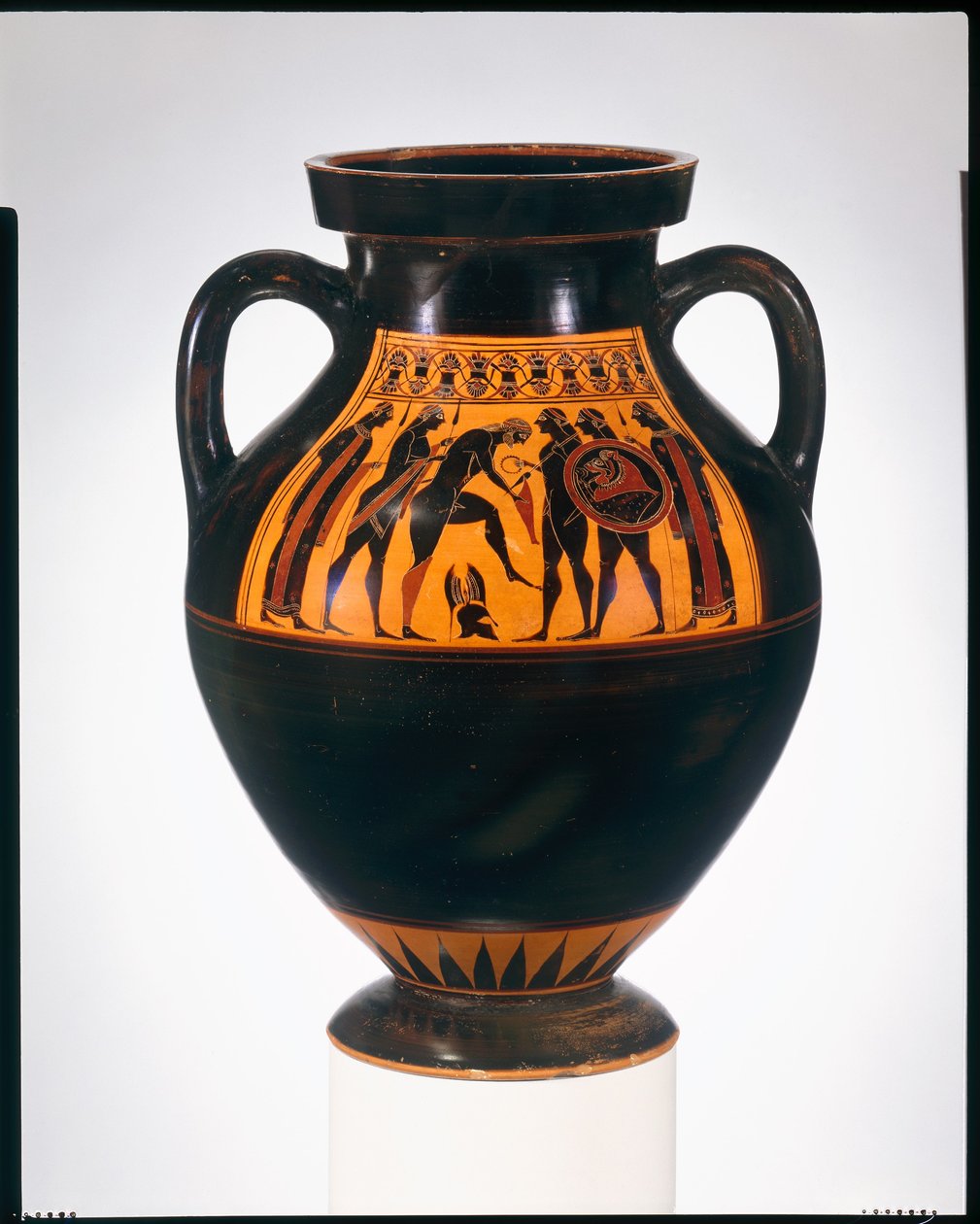 Amphora (kruik), ca. 550 v.Chr. door Amasis Painter