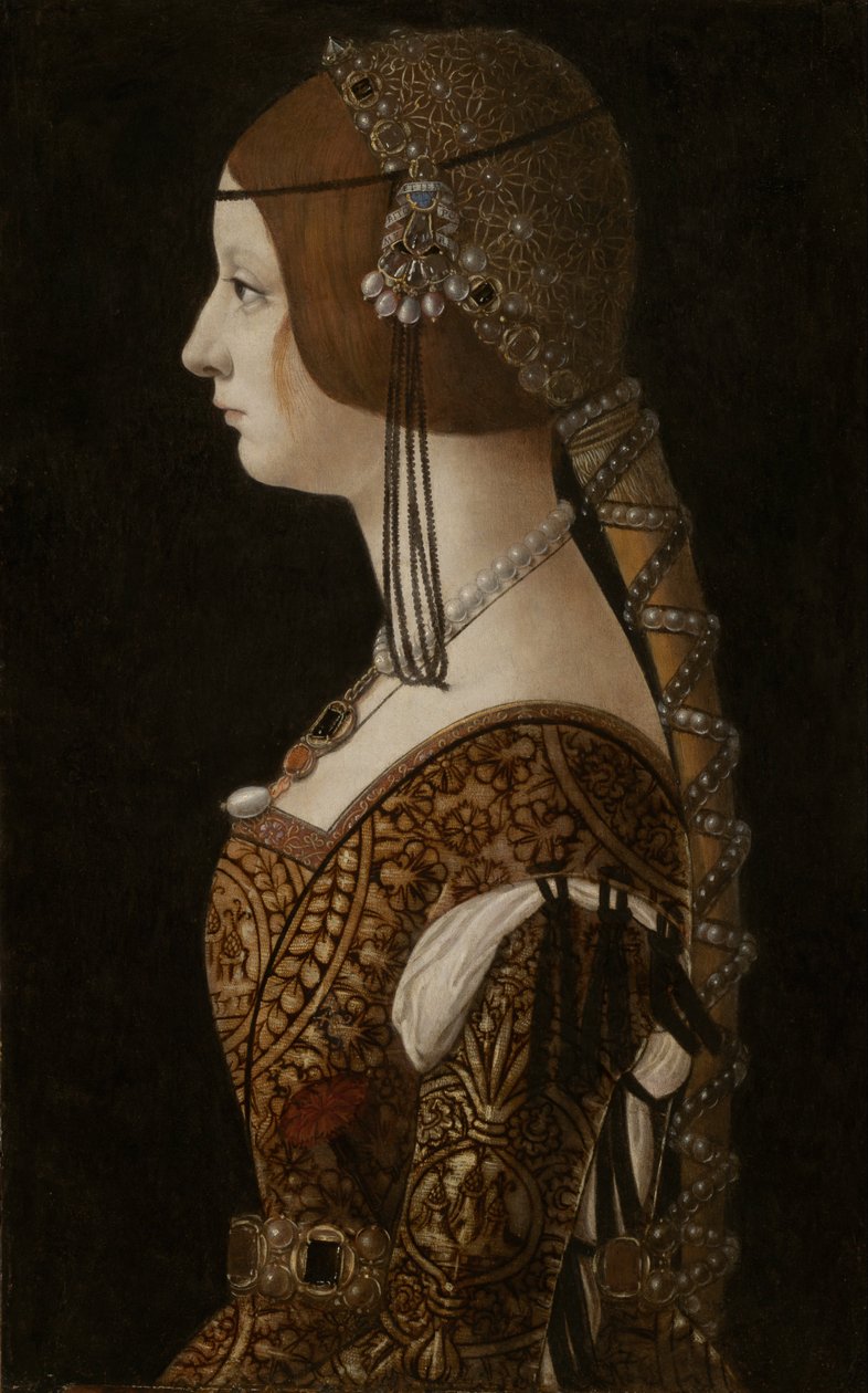 Bianca Maria Sforza door Ambrogio de Predis