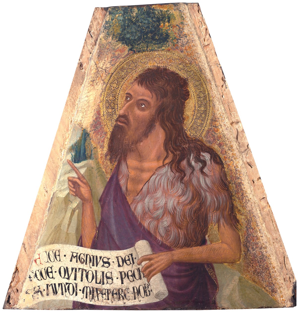 Sint Jan de Doper door Ambrogio Lorenzetti