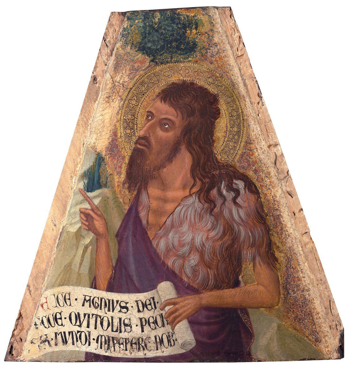Sint Johannes de Doper door Ambrogio Lorenzetti