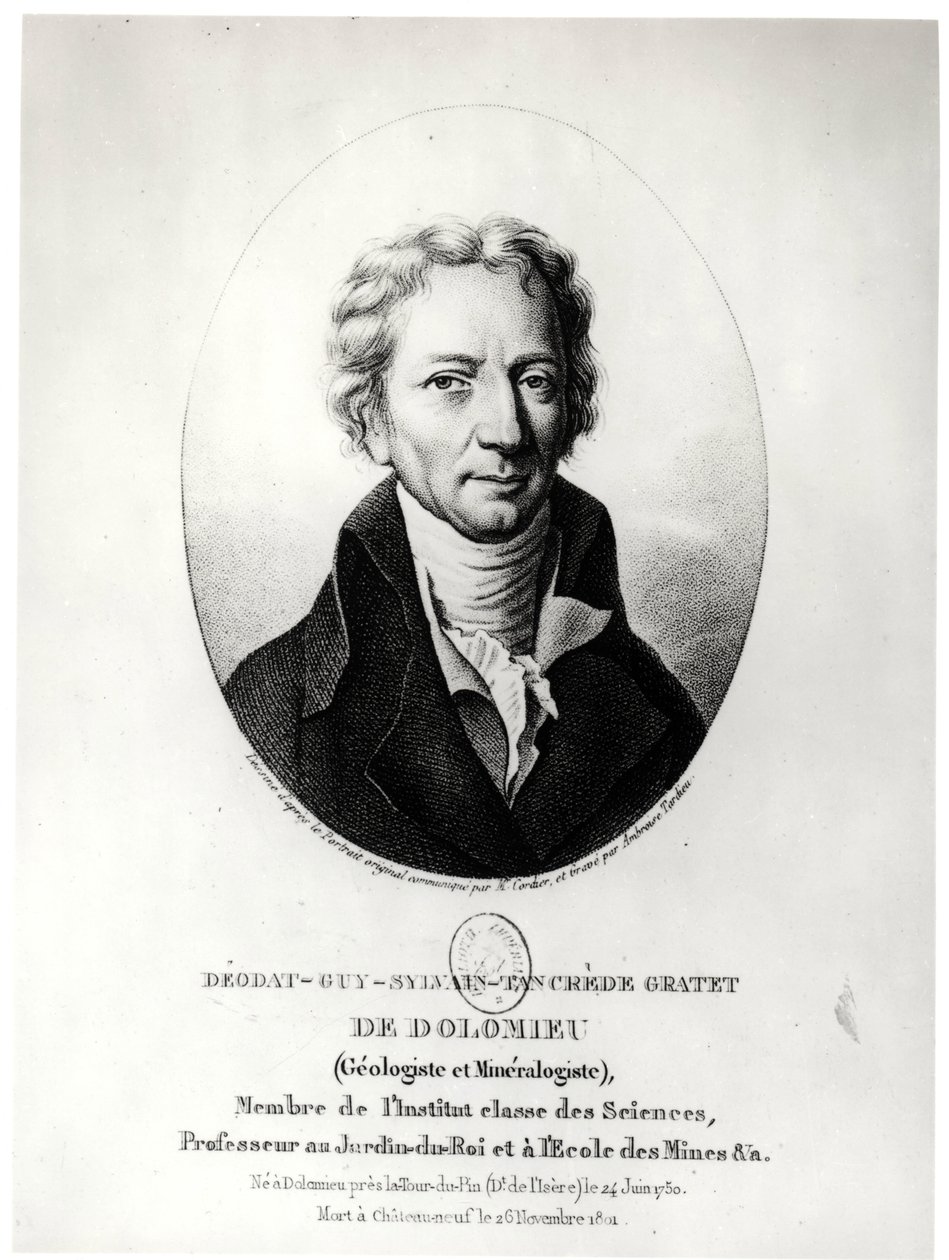 Dieudonne Dolomieu (1750-1801) door Ambroise Tardieu