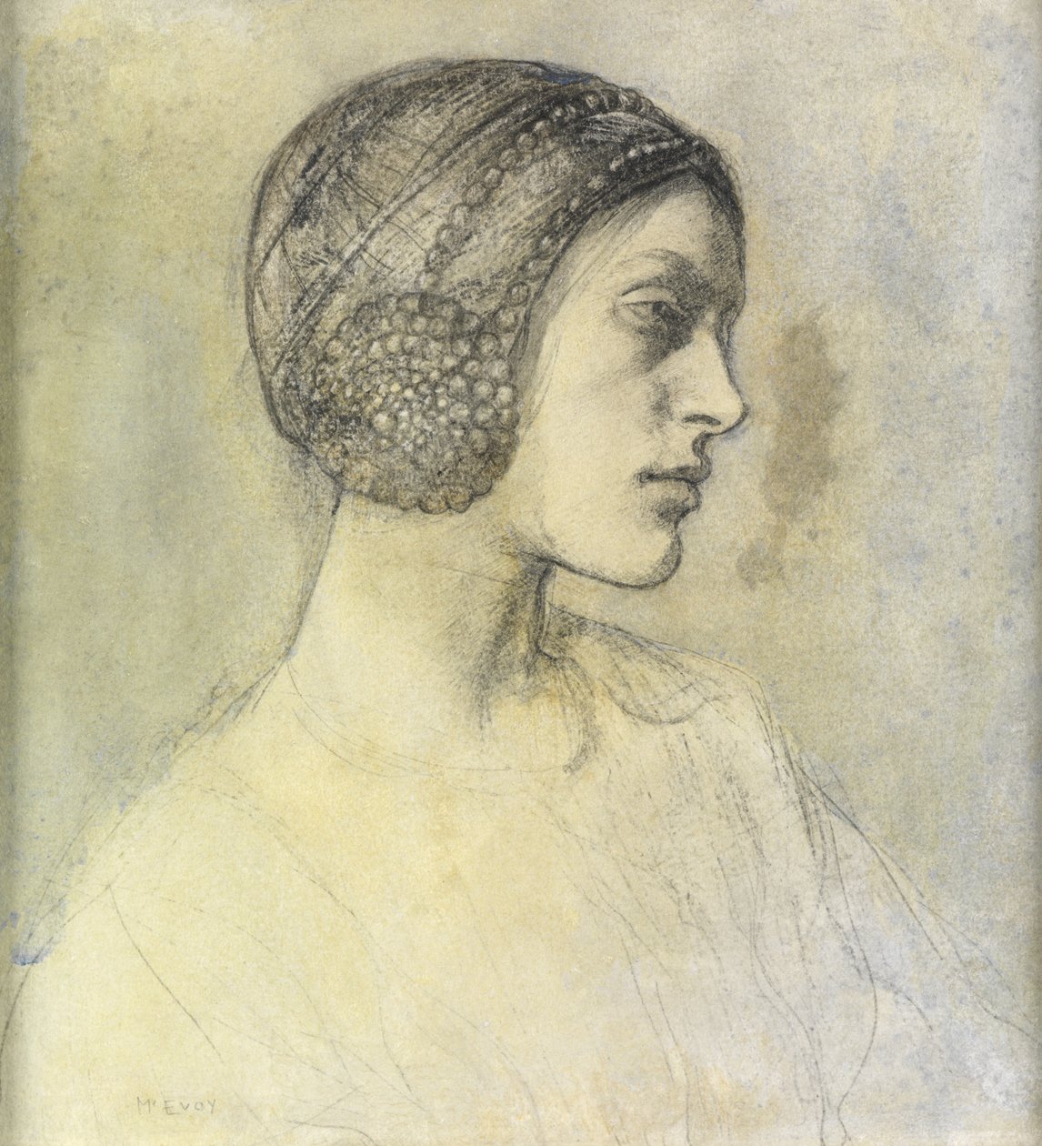 Anais, Dragend een Beguin, ca. 1822 door Ambrose McEvoy