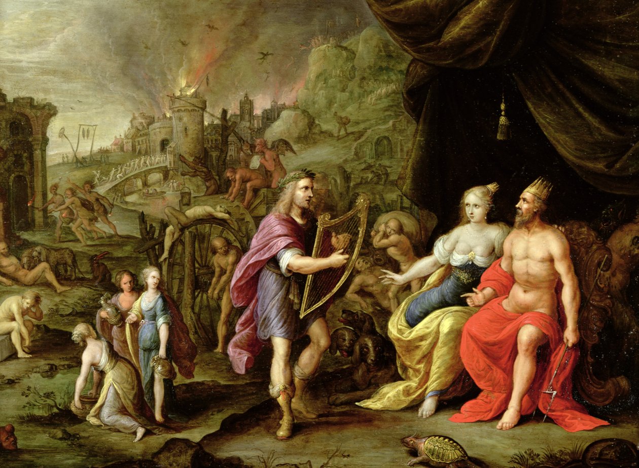 Orpheus in de onderwereld door Ambrosius the Elder Francken or Franck