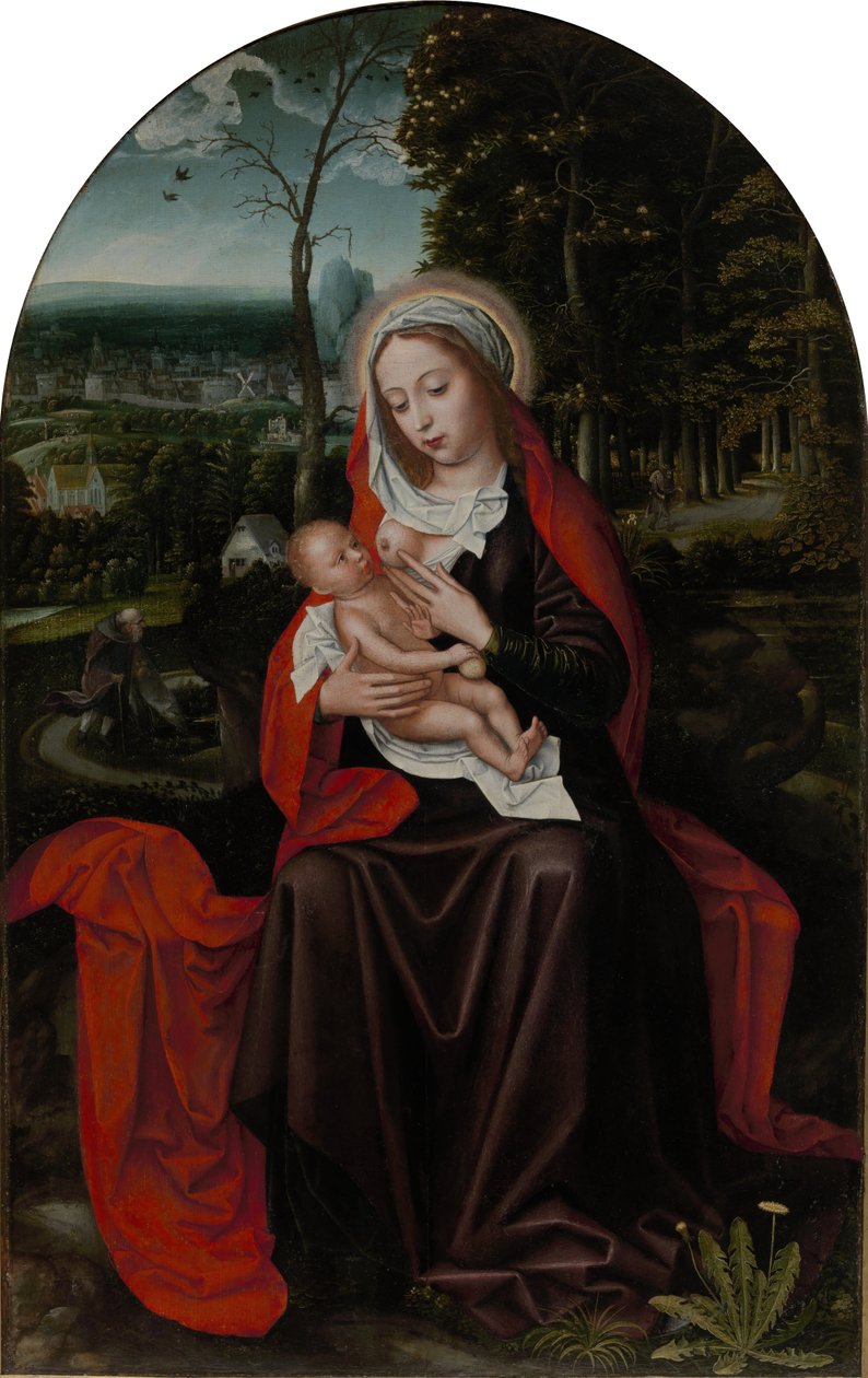 De rest over De vlucht naar Egypte door Ambrosius Benson