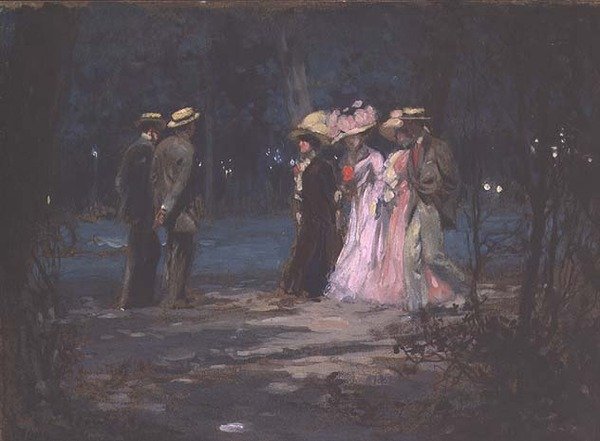 Avondwandeling door Amédée Julien Marcel Clément