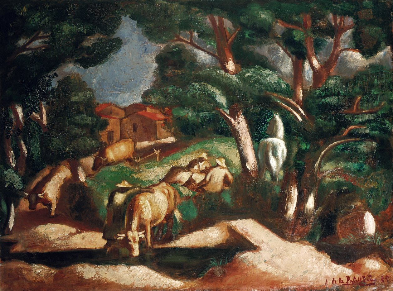 De Rust op het Platteland, 1925 door Amedee de La Patelliere
