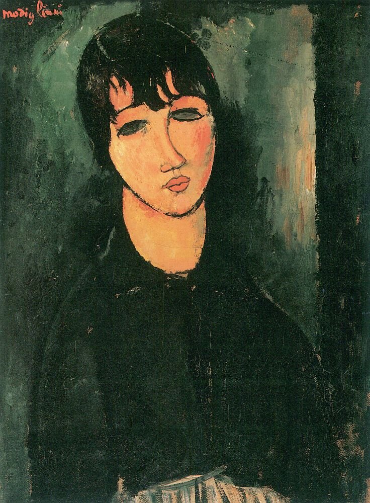 Het dienstmeisje door Amedeo Modigliani