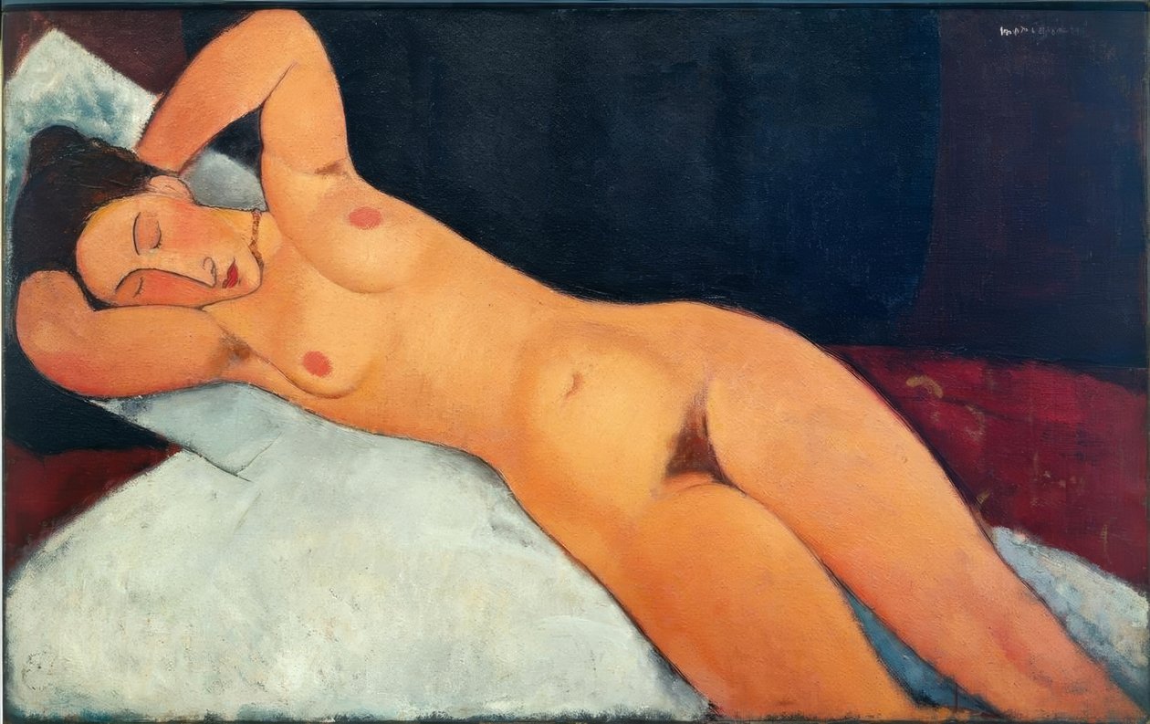 Naakt door Amedeo Modigliani
