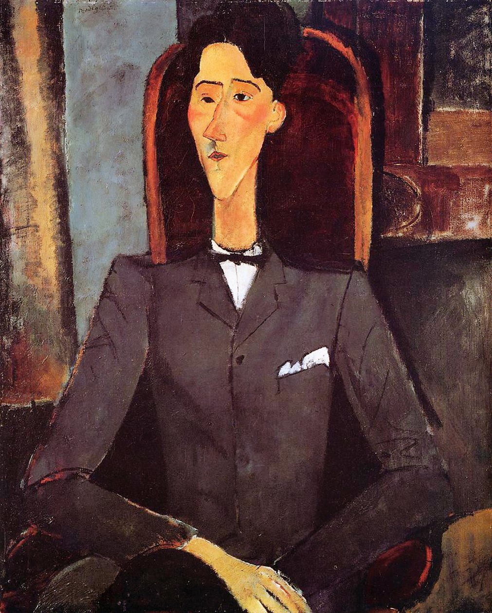 Jean Cocteau, 1917 door Amedeo Modigliani