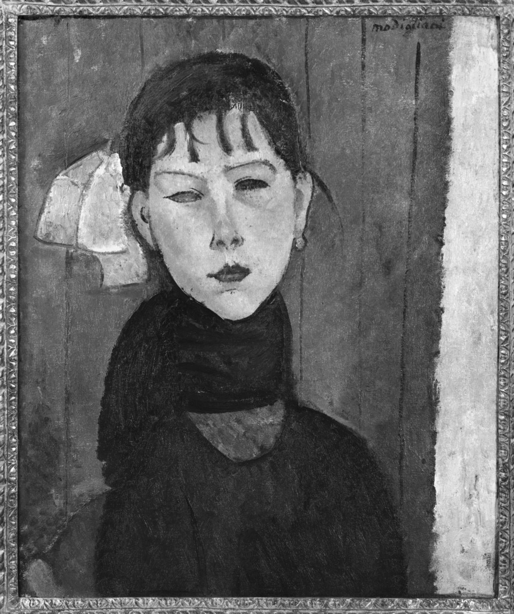 Marie, jonge vrouw van het volk door Amedeo Modigliani
