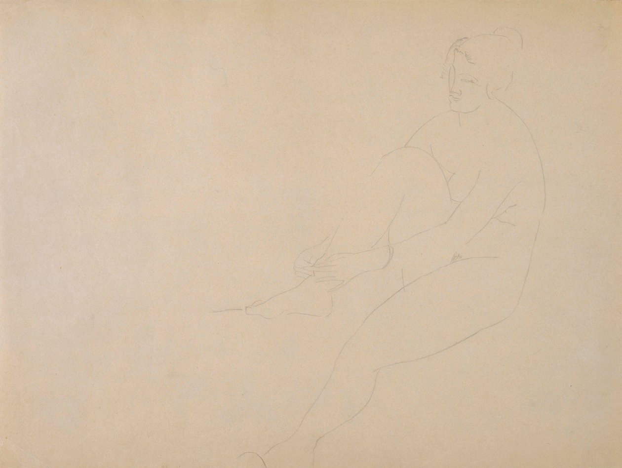 Naakt door Amedeo Modigliani