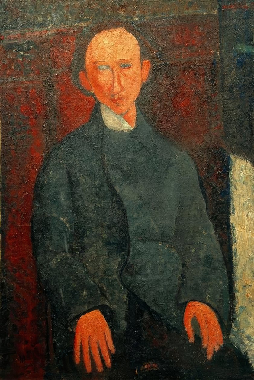 Pinchus Krémègne door Amedeo Modigliani