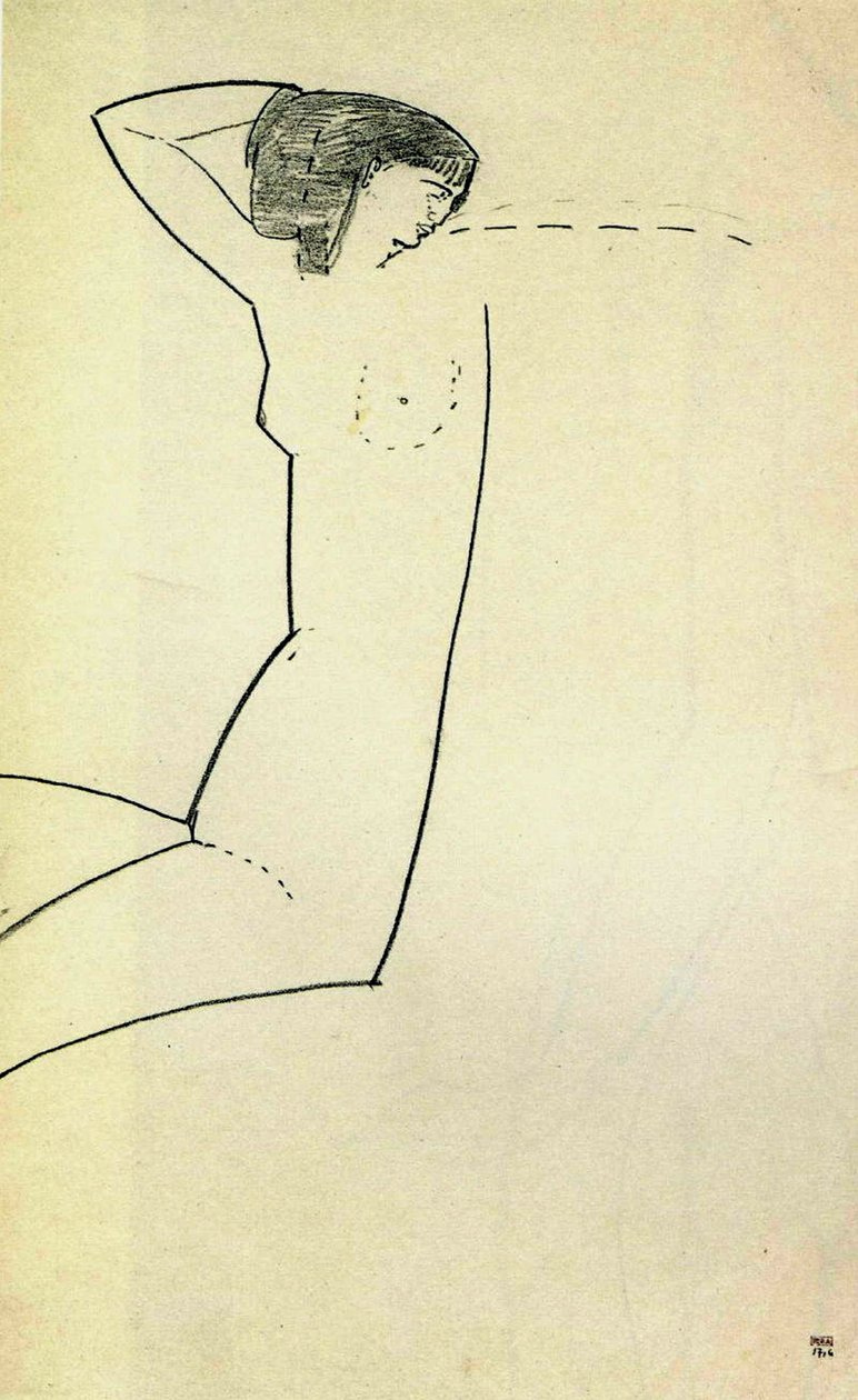 Anna Achmatova door Amedeo Modigliani
