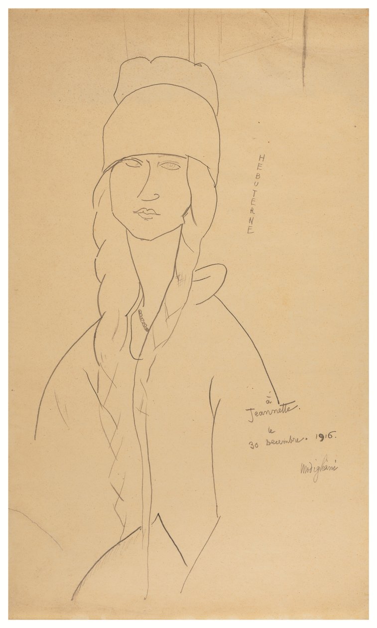 Jeanne Hébuterne door Amedeo Modigliani