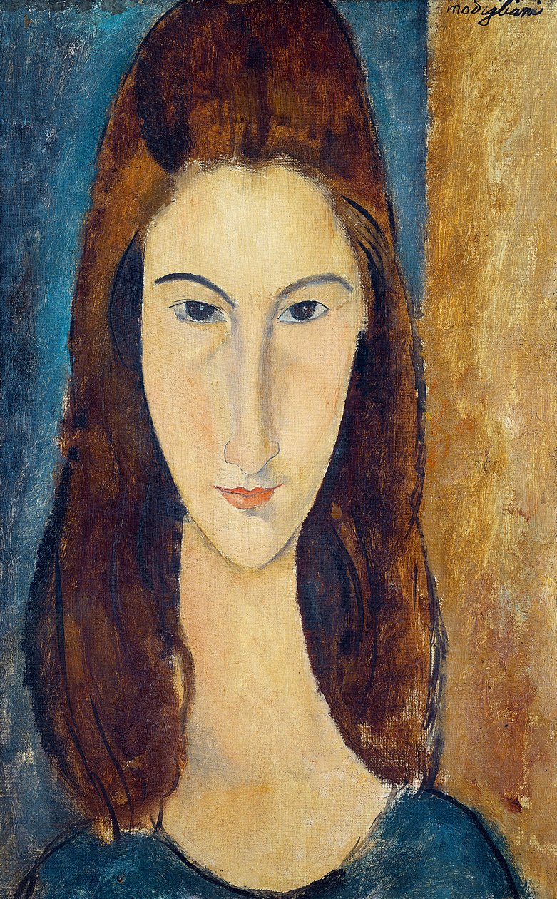 Jeanne Hébuterne, 1917-18 door Amedeo Modigliani