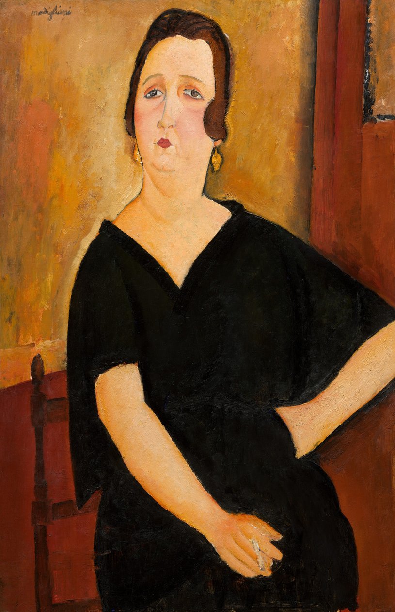 Madame Amédée (Vrouw met Sigaret) door Amedeo Modigliani