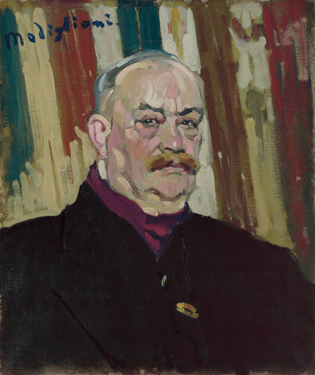 Portret van Joseph Levi, c.1909 door Amedeo Modigliani