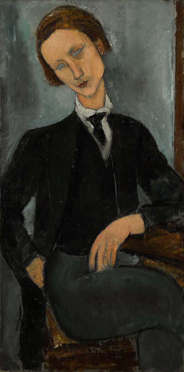 Portret van Baranowski door Amedeo Modigliani