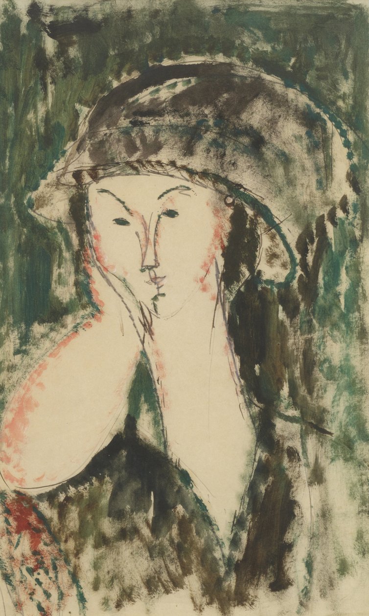 Portret van Beatrice Hastings door Amedeo Modigliani