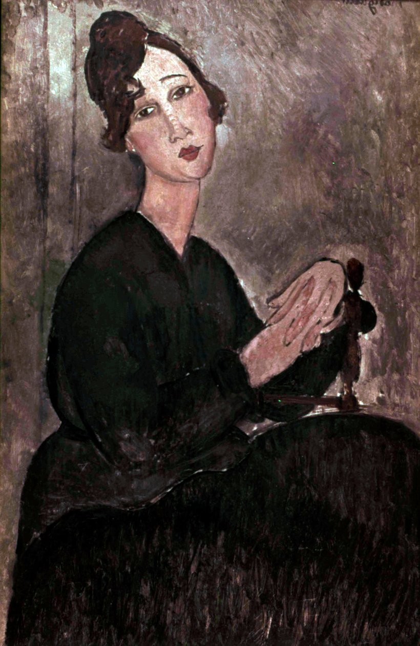 Portret van Dedie door Amedeo Modigliani