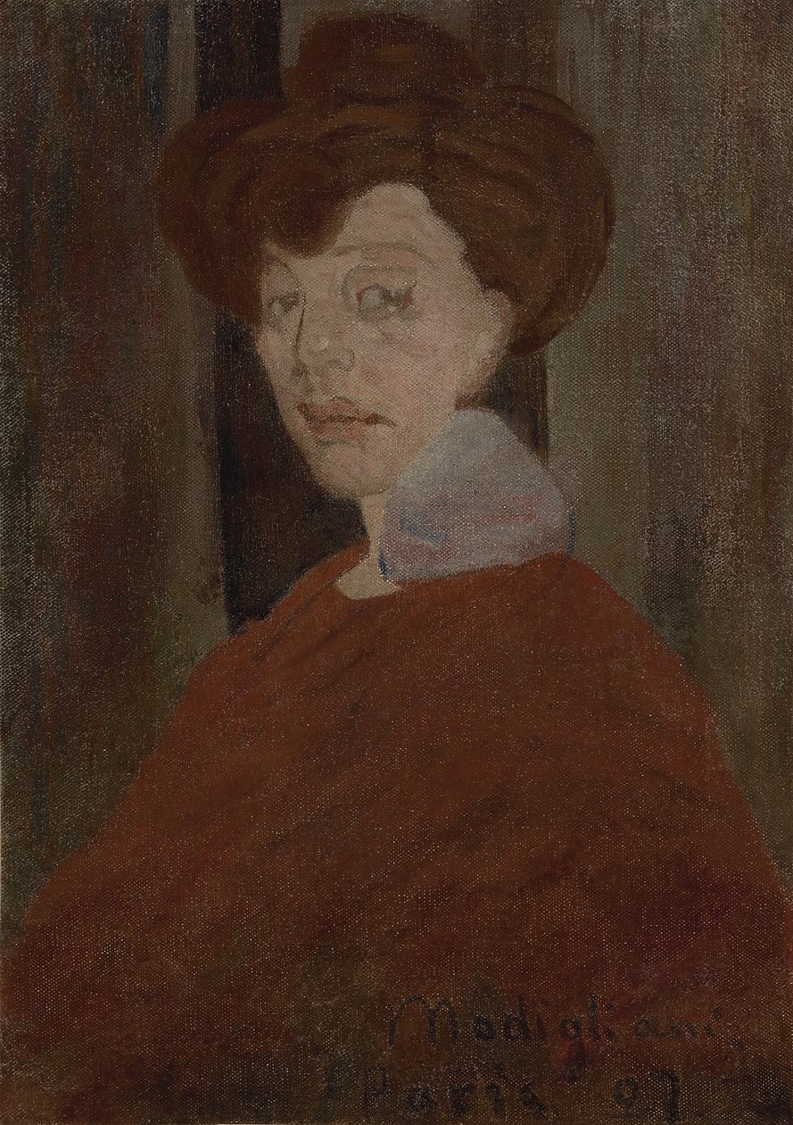 Portret van een vrouw, 1907 door Amedeo Modigliani