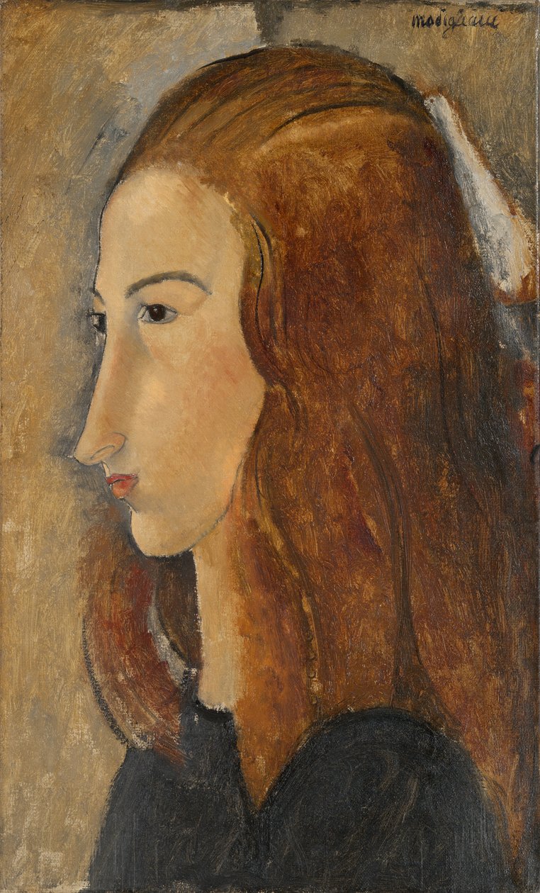 Portret van een Jonge Vrouw door Amedeo Modigliani
