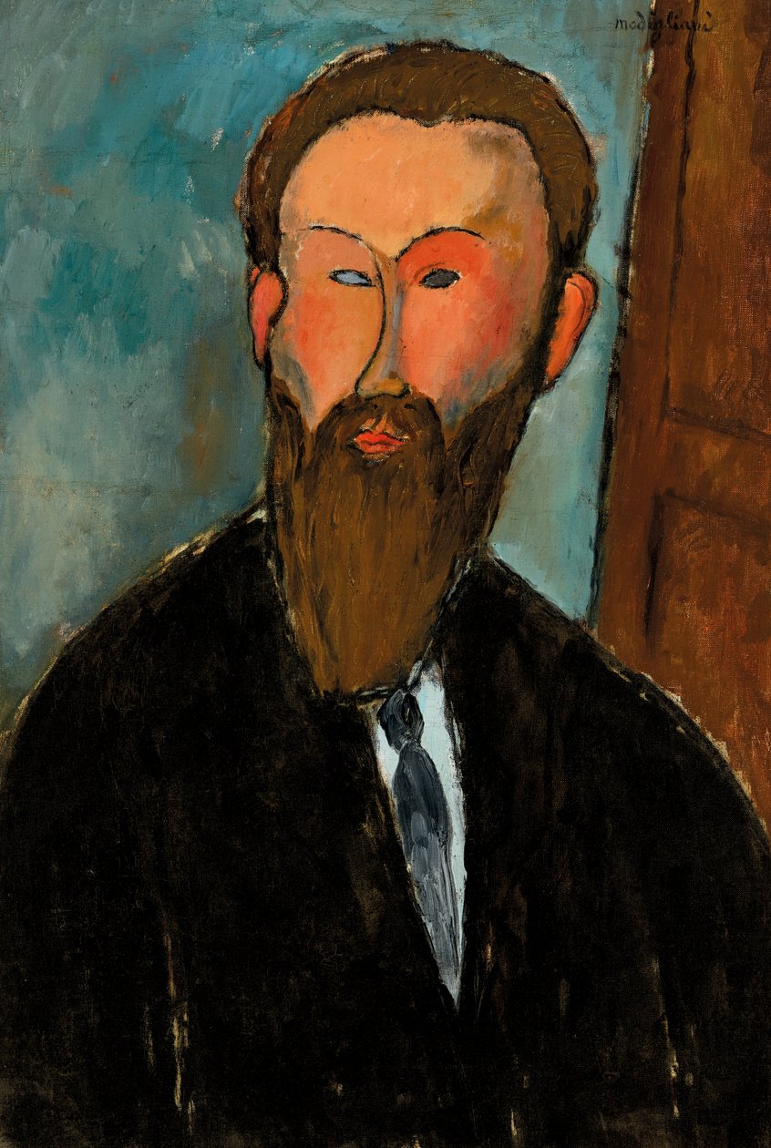 Portret van de Fotograaf Dilewski, 1916 door Amedeo Modigliani