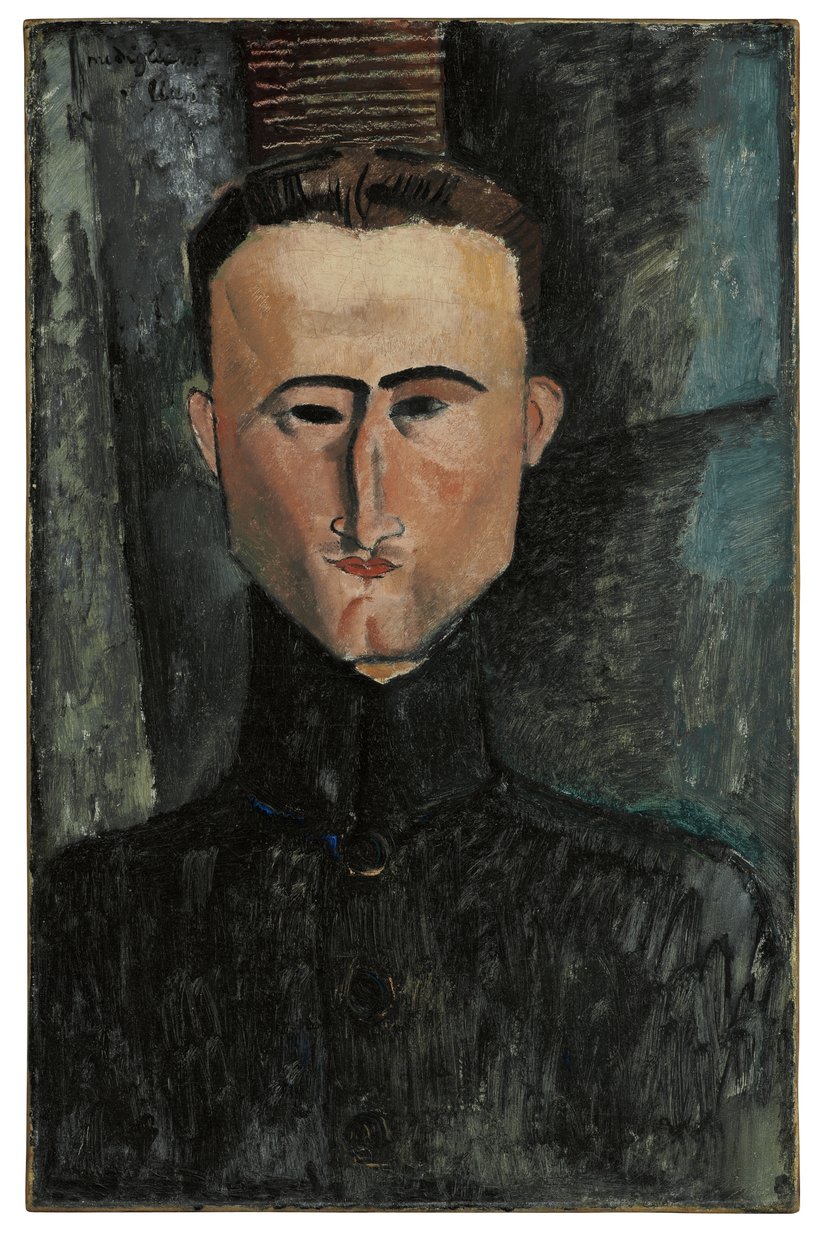 Portret van de schilder Rouveyre door Amedeo Modigliani