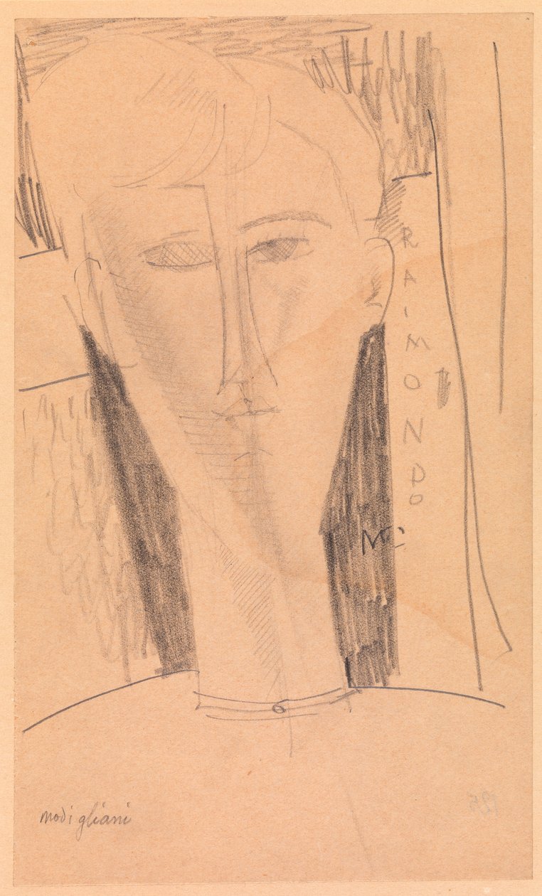 Raimondo door Amedeo Modigliani