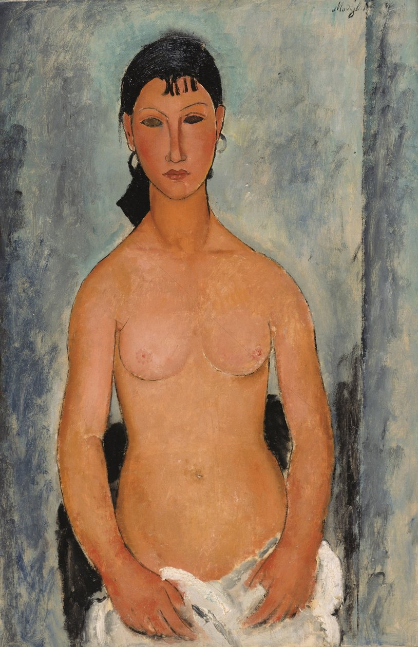 Staande naakt, 1918 door Amedeo Modigliani
