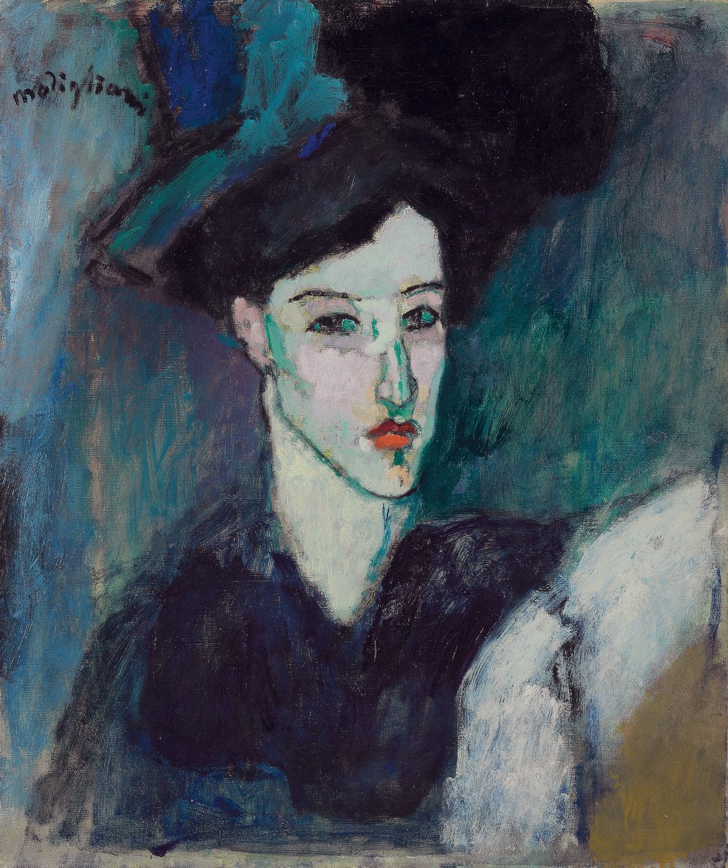 De Jodin; La Juive, ca. 1907-1908 door Amedeo Modigliani