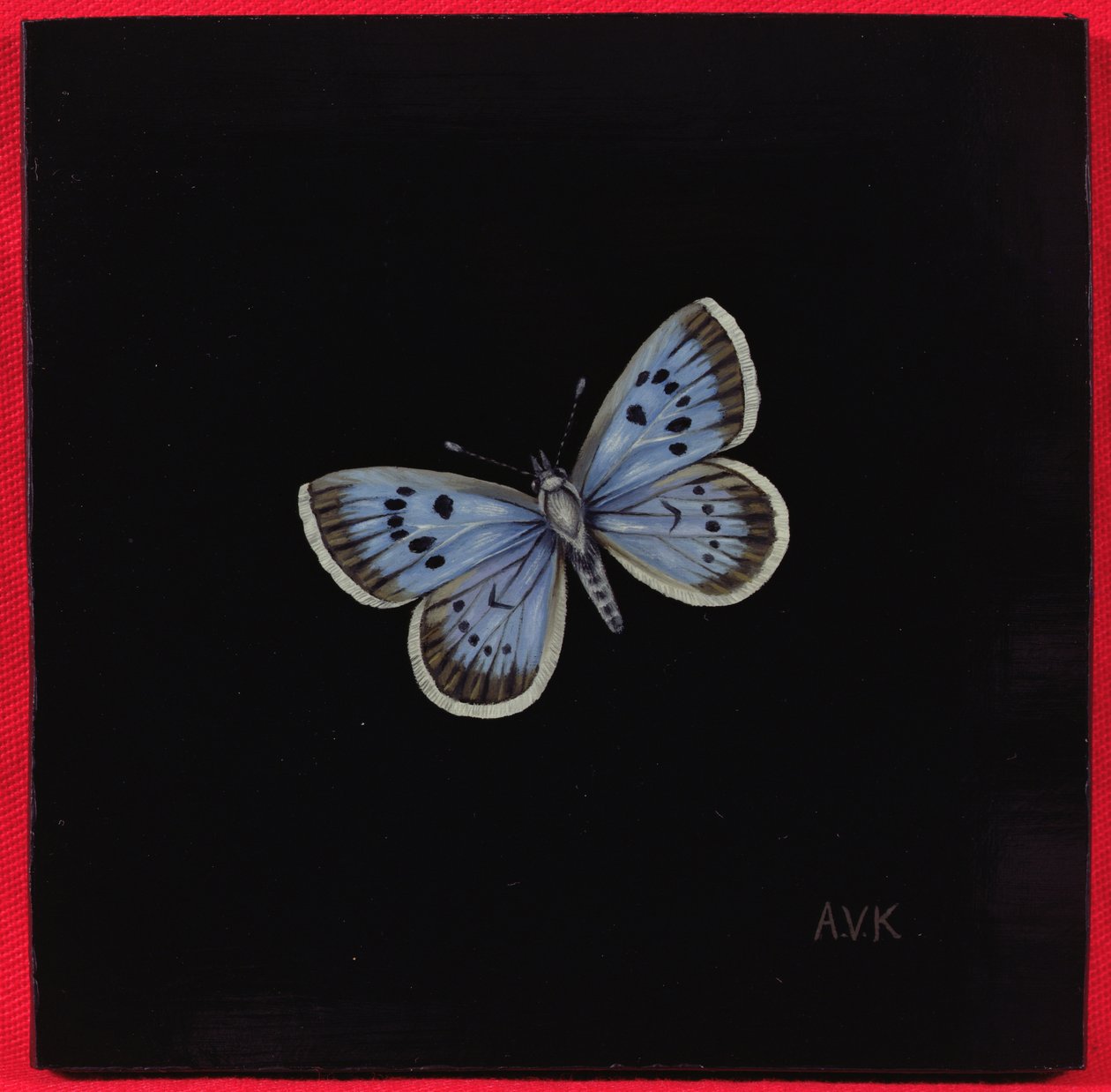 Grote blauwe vlinder, 2000 door Amelia Kleiser