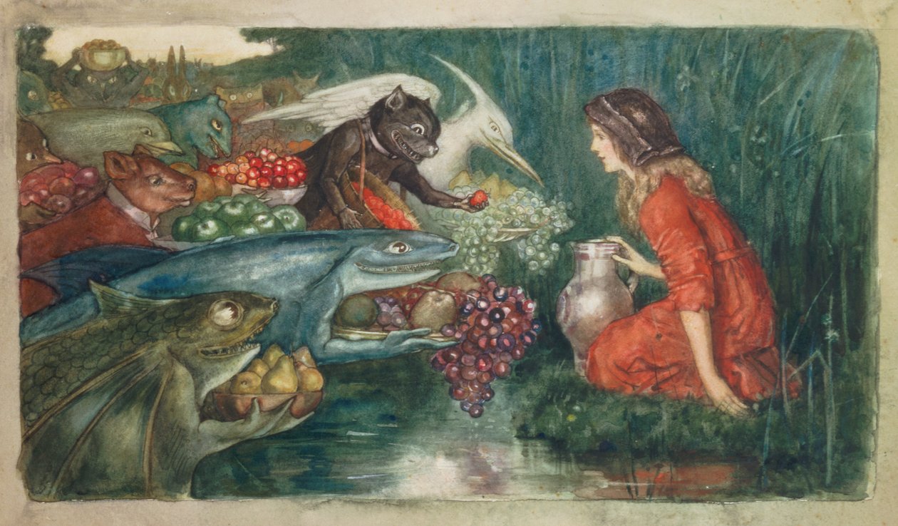 Goblin Harvest, ca. 1910 door Amelia M. Bowerley or Bauerle