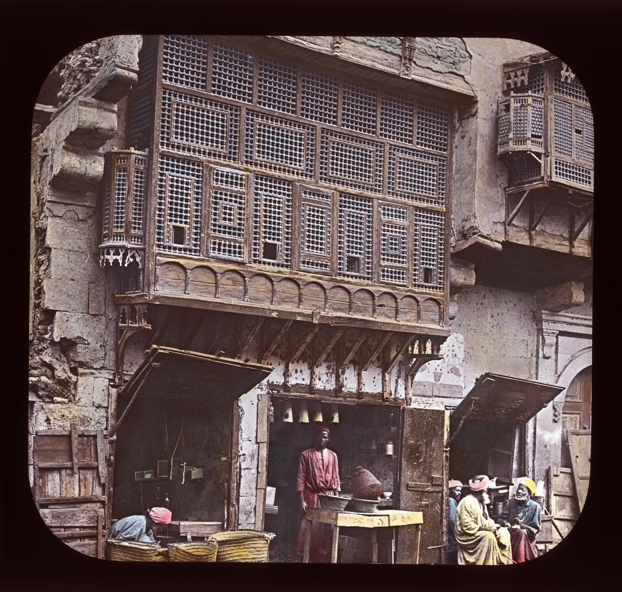 Egypte - Arabisch raam en inheemse bazaar, Caïro door American Photographer