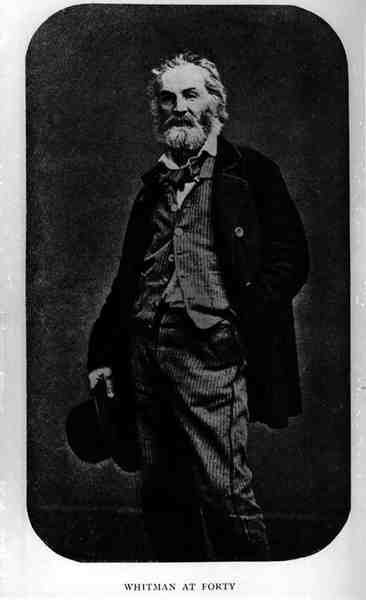 Walt Whitman (1819-92) door American Photographer