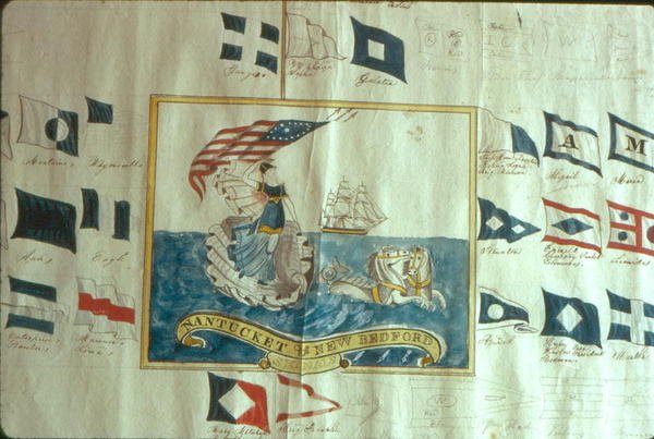 New Bedford en Nantucket scheepssignalen door American School