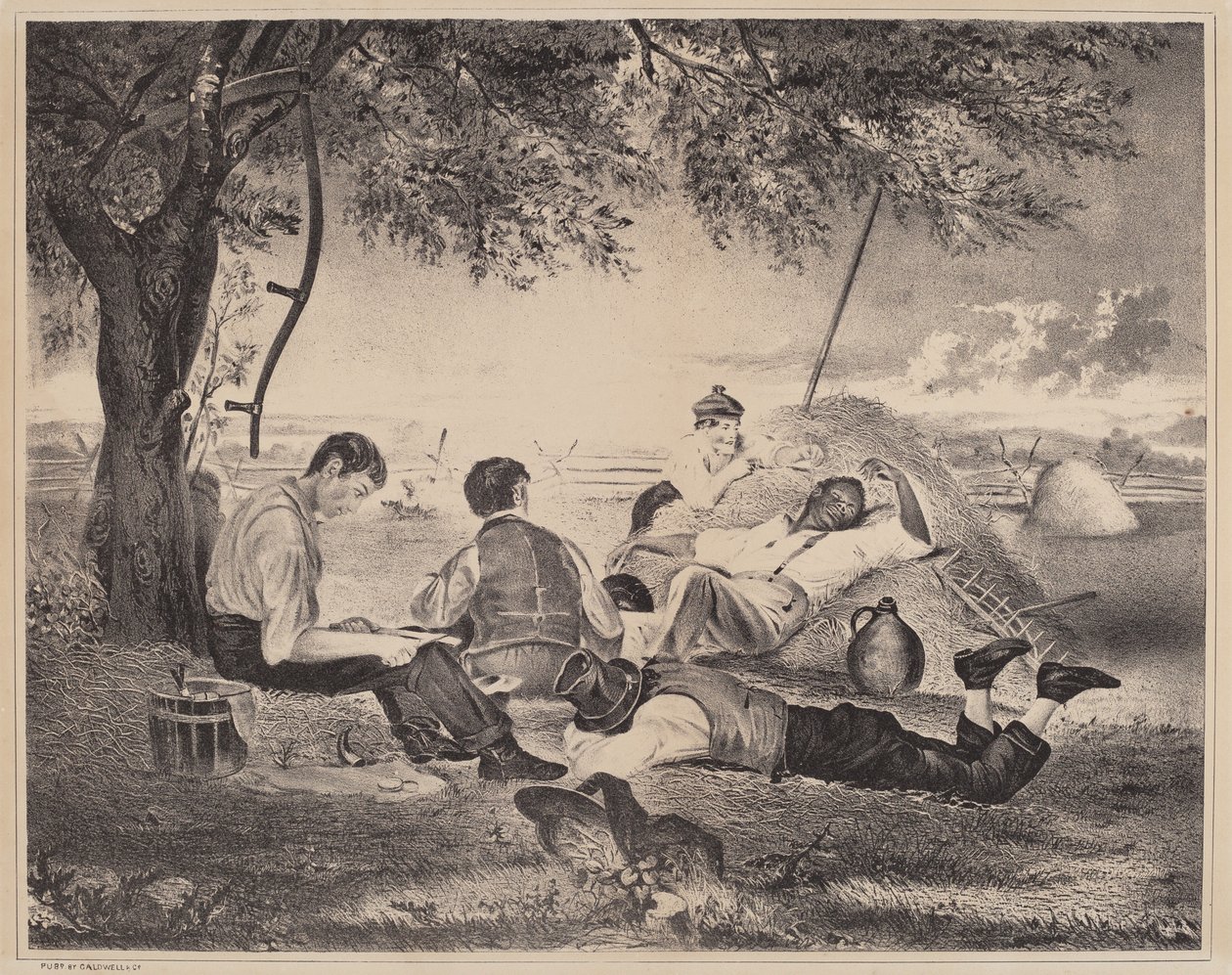 Boerenmiddag door American 19th Century