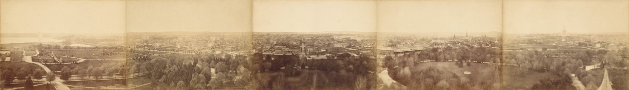 Panoramisch uitzicht op Washington, DC door American 19th Century