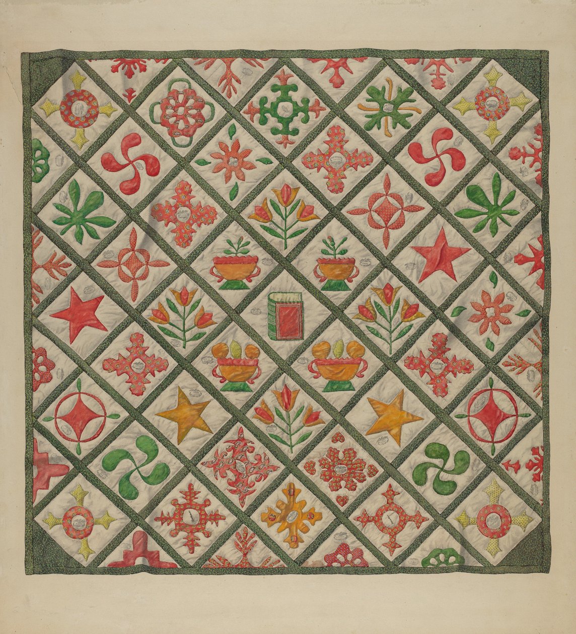 Quilt door American 20th Century