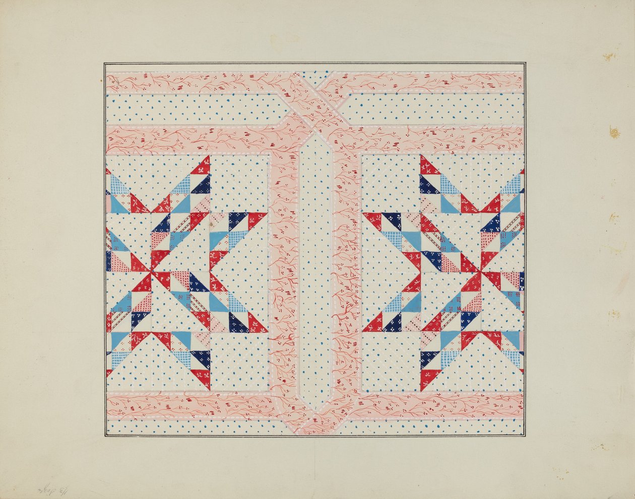 Quilt door American 20th Century
